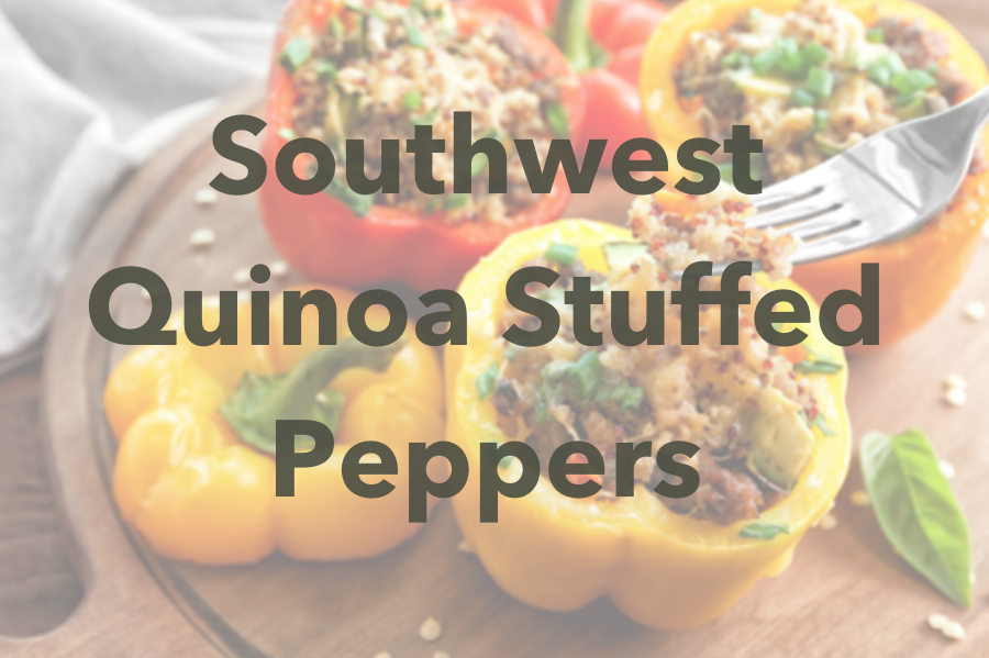 Southwest Quinoa Stuffed Peppers – Nutrition For Longevity Meal Delivery