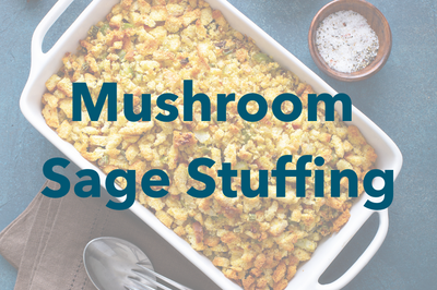 Carb Conscious Thanksgiving: Mushroom Sage Stuffing