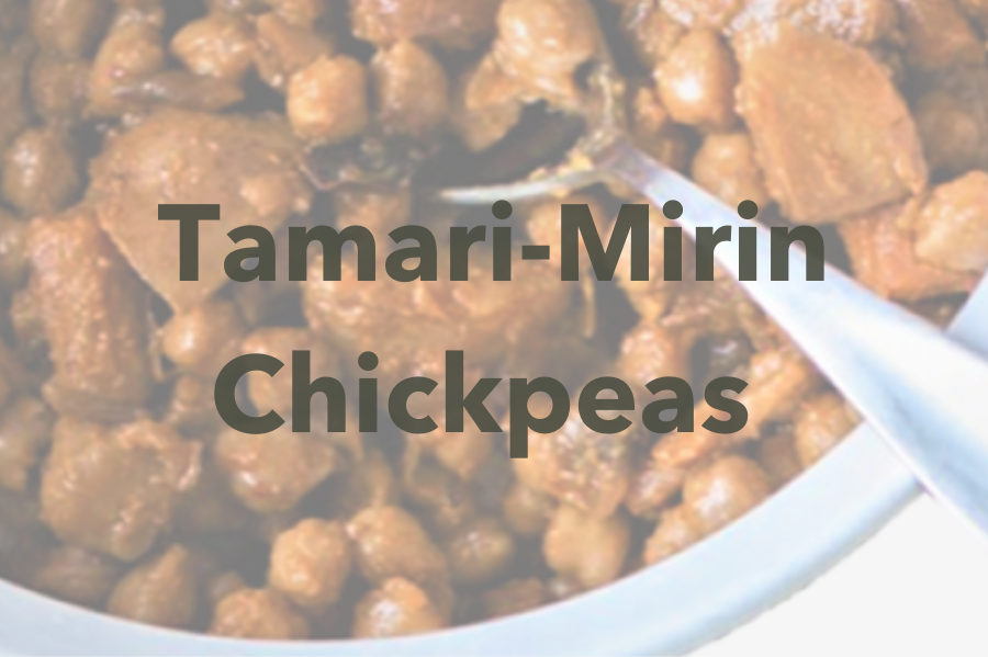 Tamari-Mirin Chickpeas
