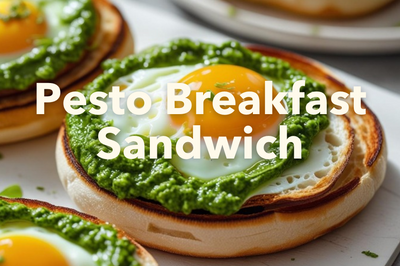 Pesto Breakfast Sandwich