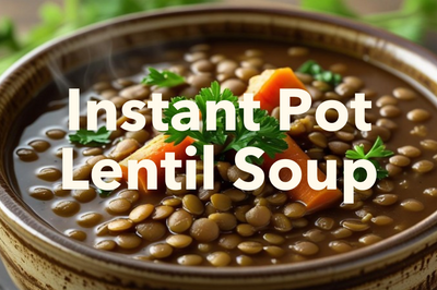 Instant Pot Lentil Soup
