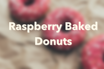 Raspberry Baked Donuts