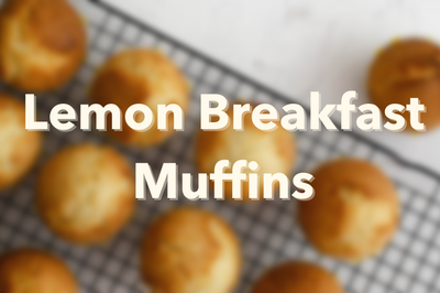 Lemon Breakfast Muffins!
