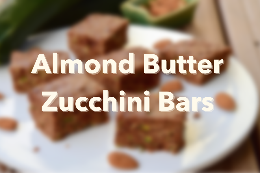 Almond Butter Zucchini Bars