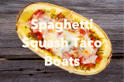 Spaghetti Squash Taco Boats