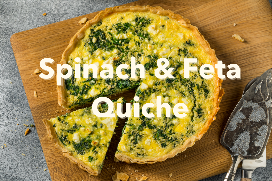 Spinach & Feta Quiche