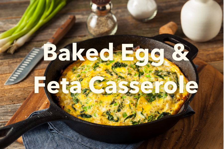 Baked Egg & Feta Casserole