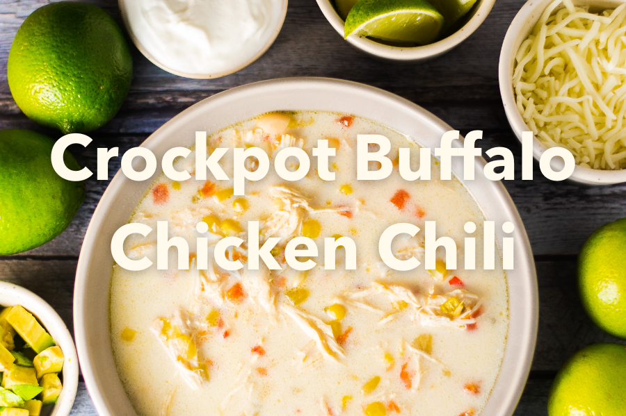 Crockpot Buffalo Chicken Chili