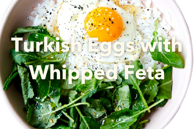 Turkish Eggs with Whipped Feta