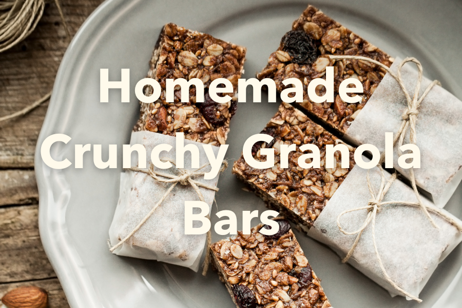 Homemade Crunchy Granola Bars