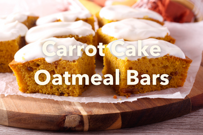 Carrot Cake Oatmeal Bars