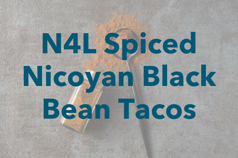 N4L Spiced Nicoyan Black Bean Tacos